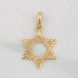 Dije Silueta Estrella 0.8g / 1 in Oro Amarillo 18K