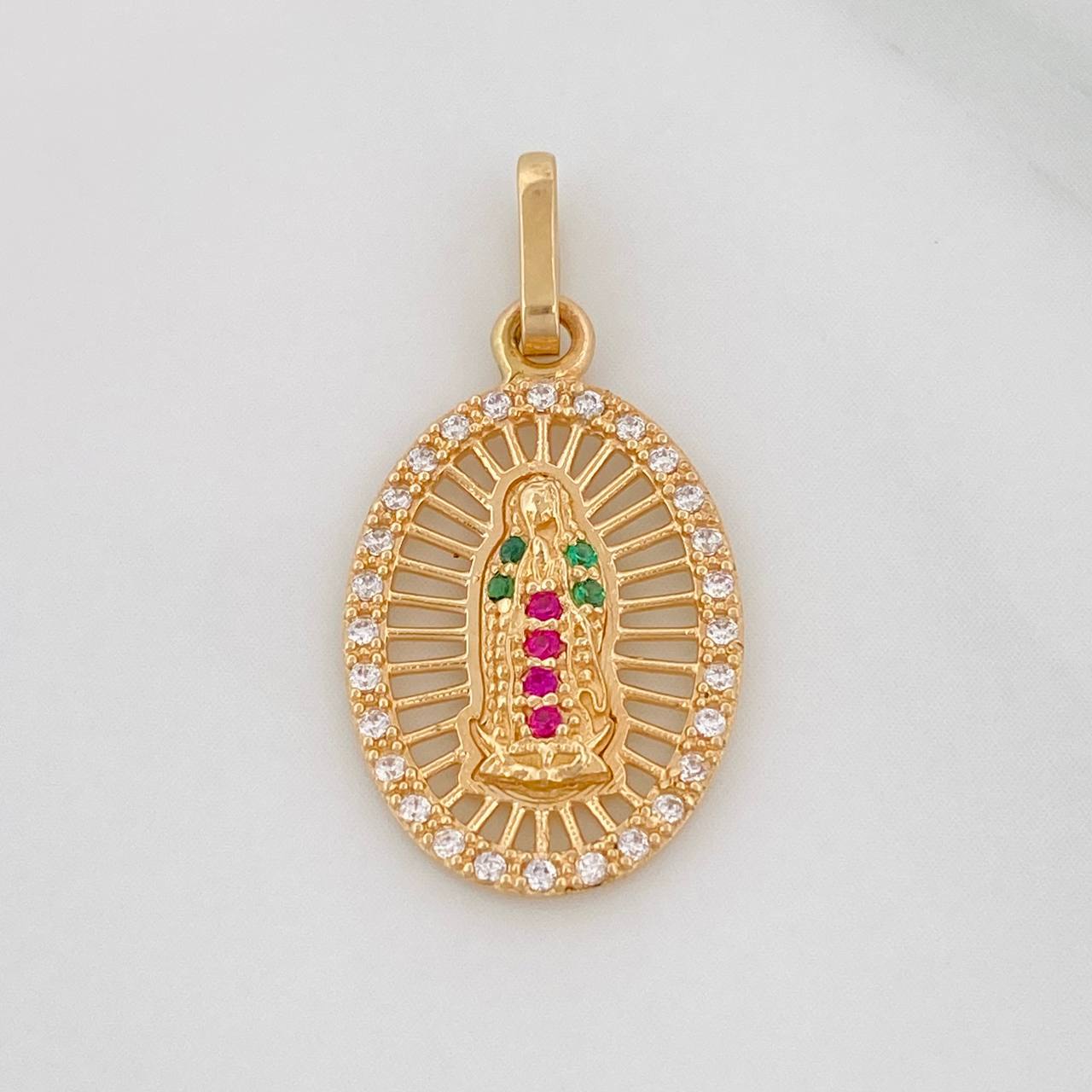 Dije Virgen de Guadalupe 1.65g / 1 in Oro Amarillo 18K