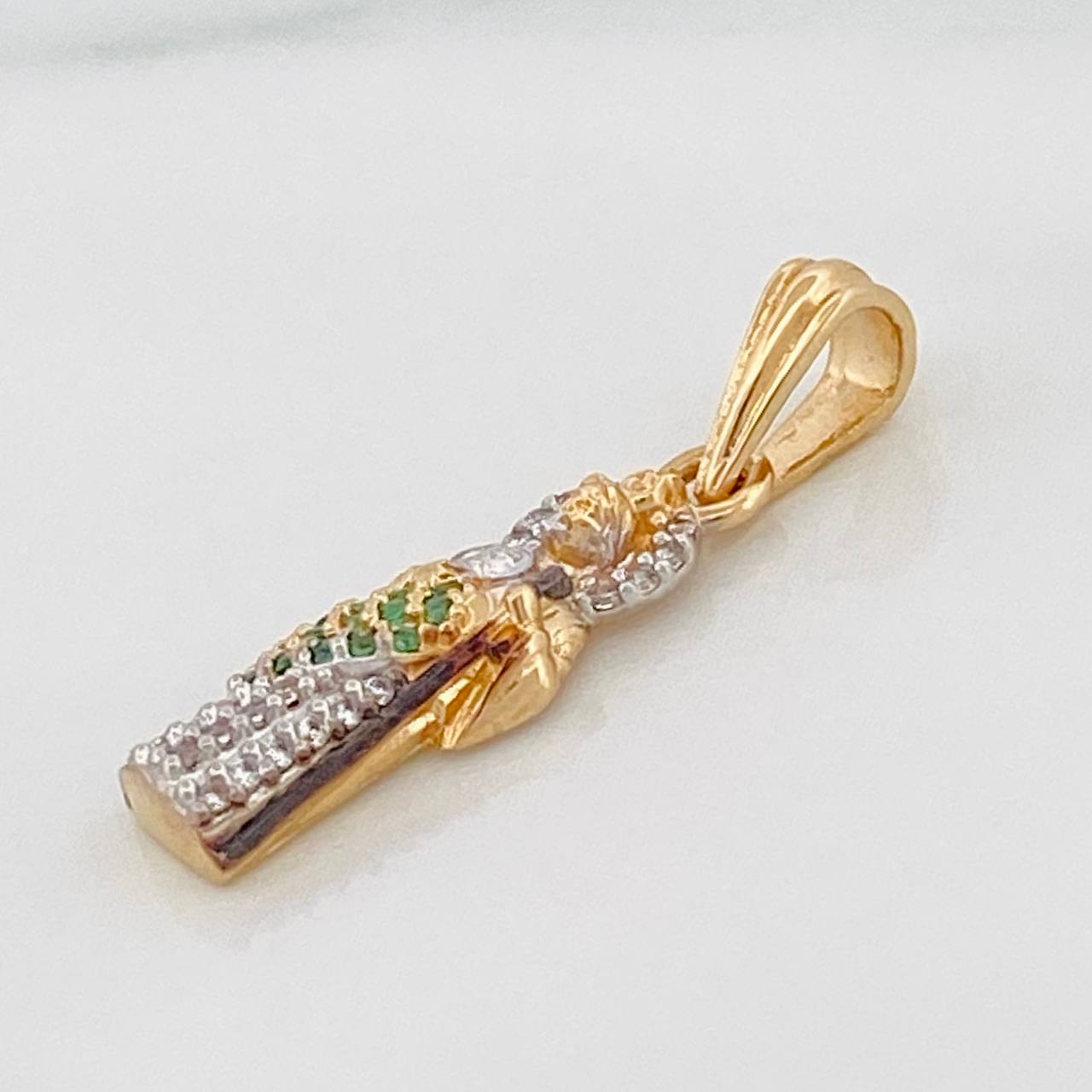 Dije San Judas Tadeo 1.45g / 3/4 in Tres Oros 18K