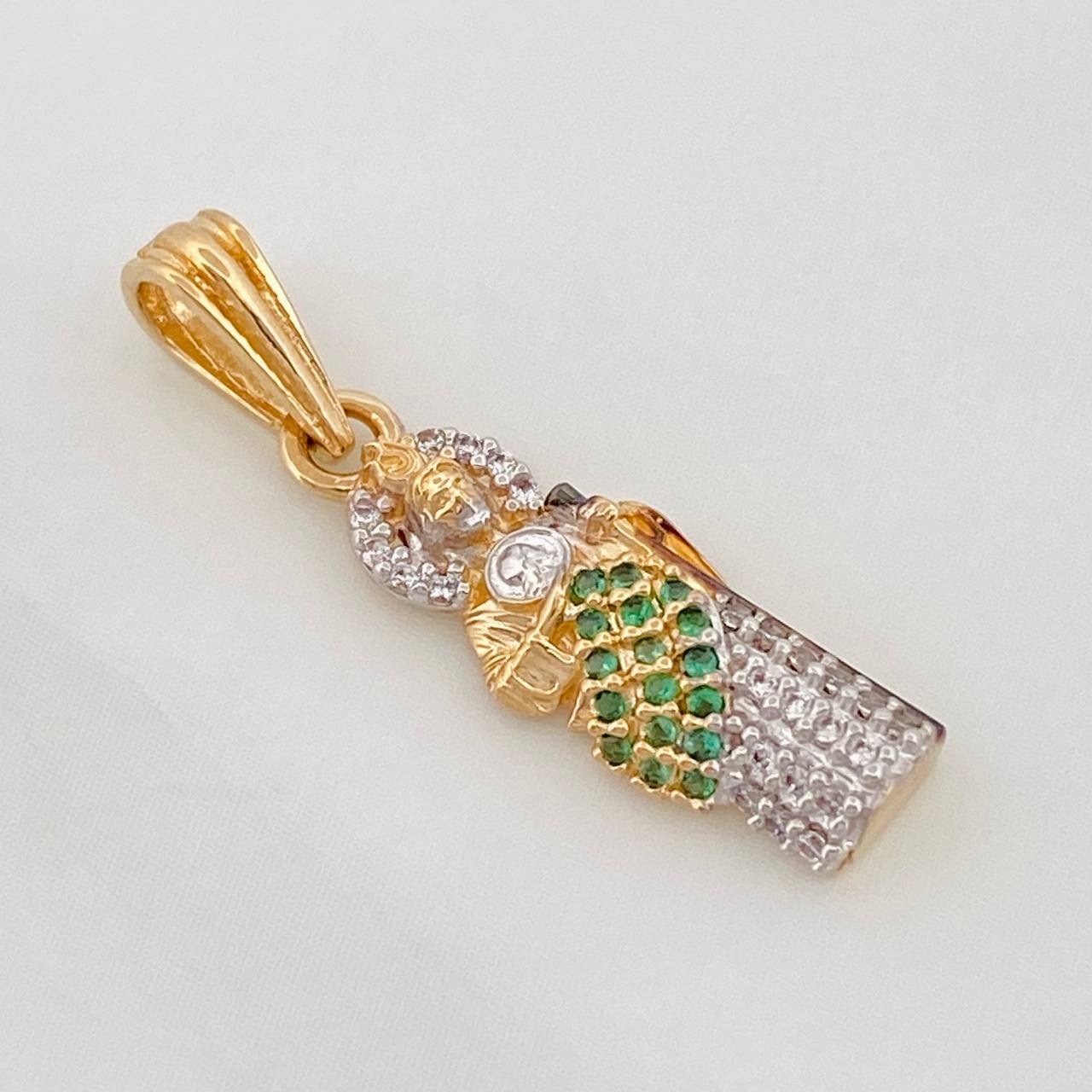 Dije San Judas Tadeo 1.45g / 3/4 in Tres Oros 18K