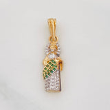 Dije San Judas Tadeo 1.45g / 3/4 in Tres Oros 18K