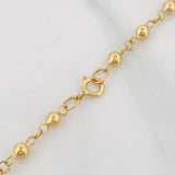 Rosary Virgin Miraculous Cross Christ 6.25g / 19 3/4 in / 3mm Yellow Gold 18K