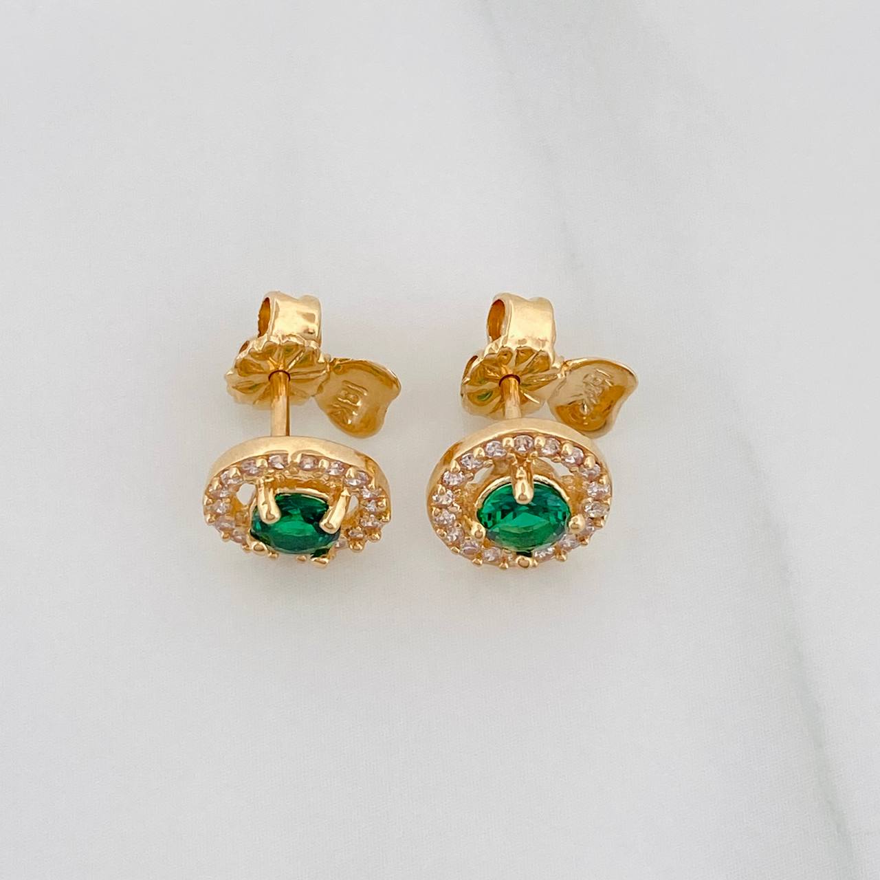 Topos Halo Circulo 2.3g / in / 8.3mm Oro Amarillo 18K