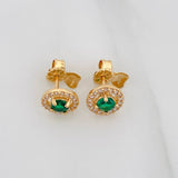 Topos Halo Circulo 2.3g / in / 8.3mm Oro Amarillo 18K