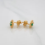 Topos Halo Circulo 2.3g / in / 8.3mm Oro Amarillo 18K