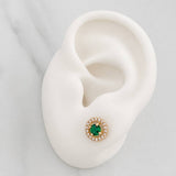 Topos Halo Circulo 2.3g / in / 8.3mm Oro Amarillo 18K