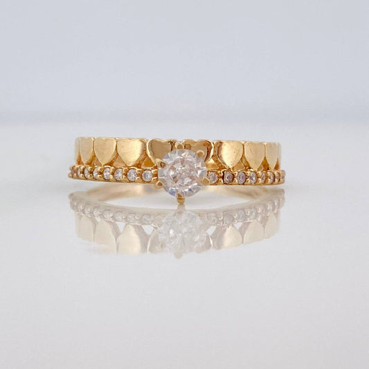 Churumbela Heart Ring 2.35g / T6 Yellow Gold 18K