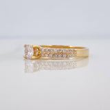 Anillo Solitario Churumbela 3.2g / T7 Oro Amarillo 18K