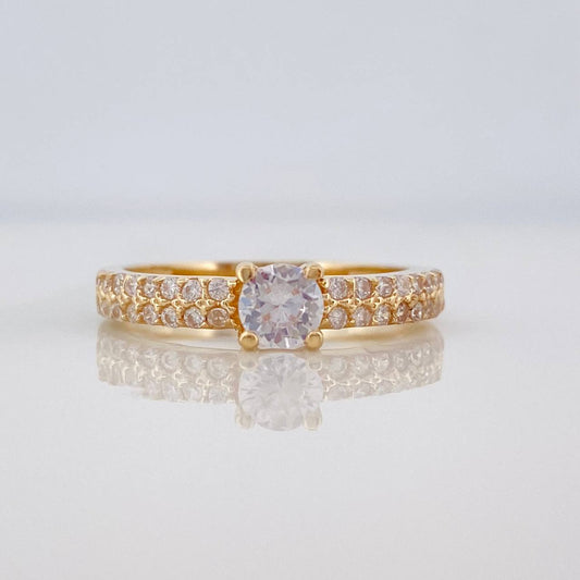 Solitaire Churumbela Ring 3.2g / T7 Yellow Gold 18K