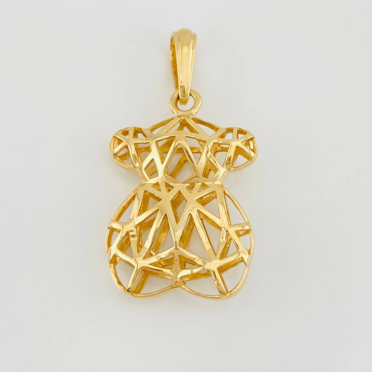 Dije Oso 2.6g / 1 1/4 in Oro Amarillo 18K