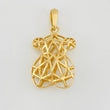 Dije Oso 2.6g / 1 1/4 in Oro Amarillo 18K