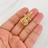 Dije Oso 2.6g / 1 1/4 in Oro Amarillo 18K
