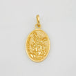 Dije Placa San Miguel Arcangel 2.15g / 3/4 in Oro Amarillo 18K