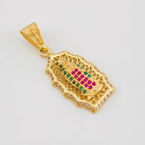 Dije Virgen de Guadalupe 3.4g / 1 1/4 in Oro Amarillo 18K