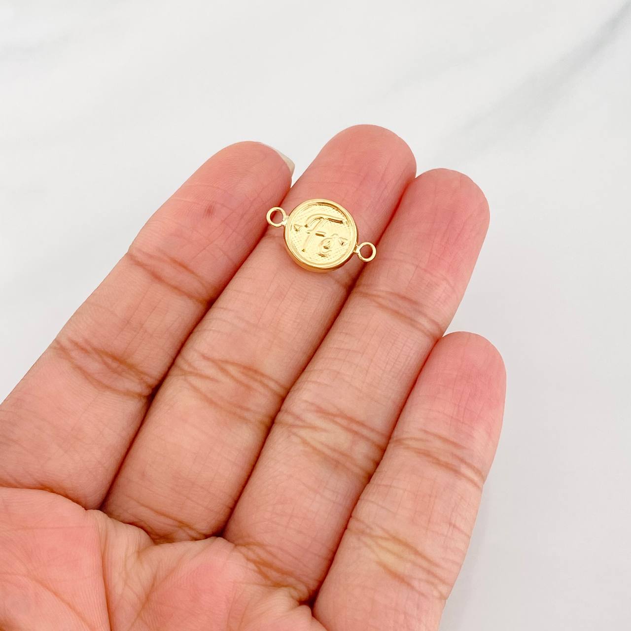 Herraje Fe 0.5g / 3/4 in Oro Amarillo 18K