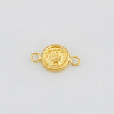 Herraje Corona 0.3g / 1/2 in Oro Amarillo 18K