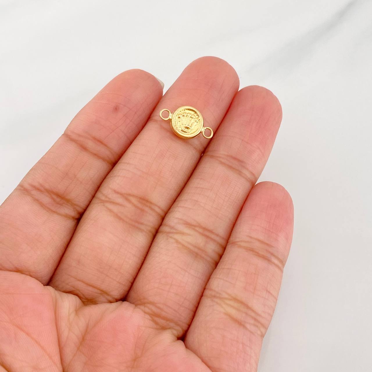 Herraje Corona 0.3g / 1/2 in Oro Amarillo 18K