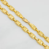 Cadena Cadena Rustica Corona 18.95g / 24 in / 5.7mm Oro Amarillo 18K