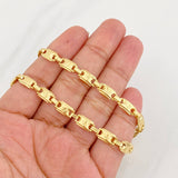 Cadena Cadena Rustica Corona 18.95g / 24 in / 5.7mm Oro Amarillo 18K