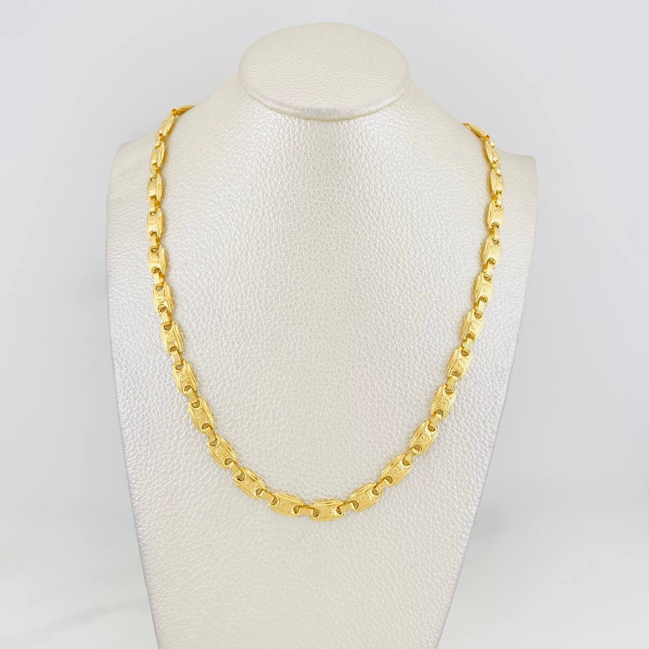 Cadena Cadena Rustica Corona 18.95g / 24 in / 5.7mm Oro Amarillo 18K