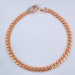 Pulso Cubana Monaco 7.05gr / 8 in / 4.7mm Dos Oros Blanco Rosa  +4 18K $