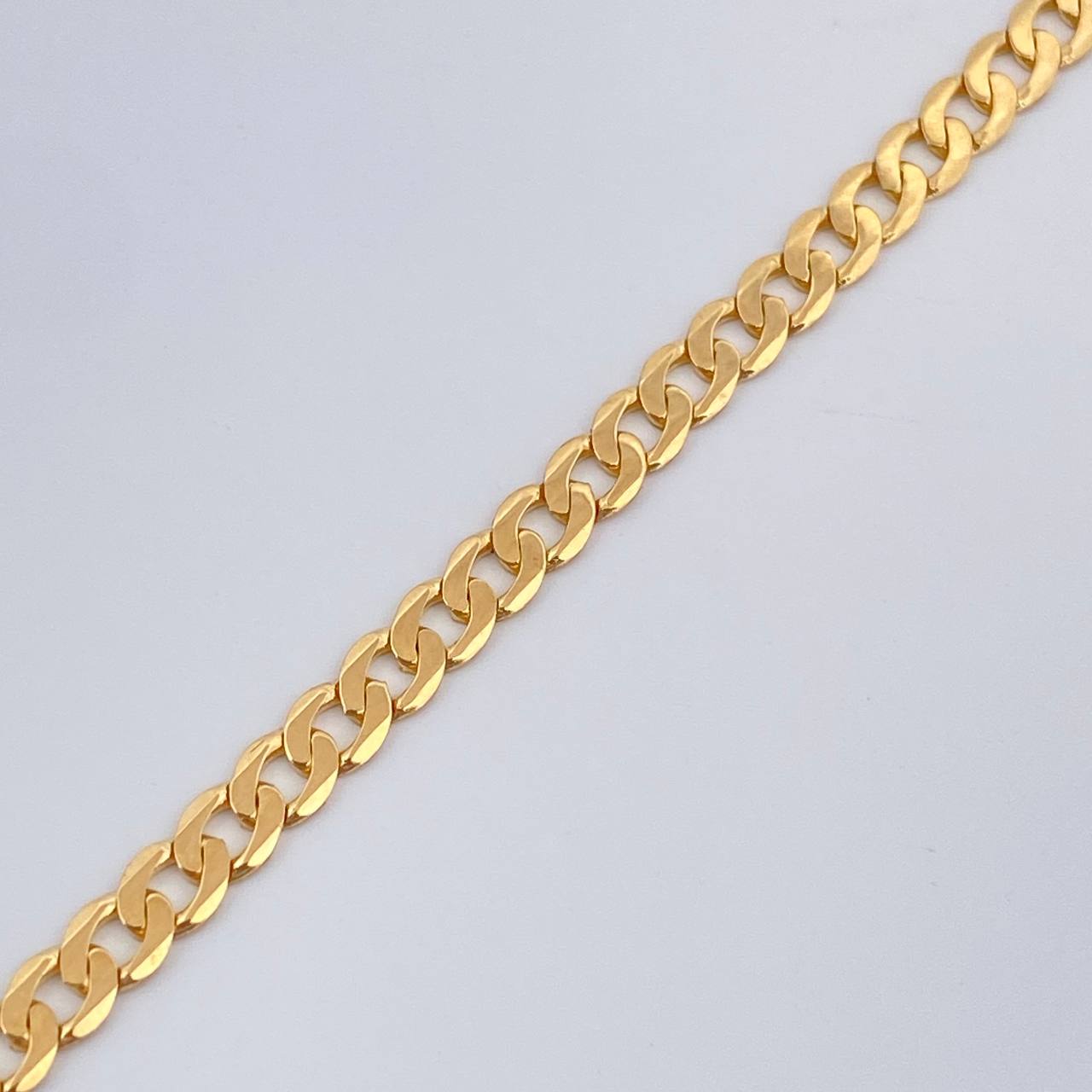 Cuban Links Bracelet 3.8gr / 8 1/2 in / 3mm Yellow Gold +1 18K $