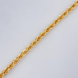 Pulso Lazo 1.5gr / 7 3/4 in / 2mm Oro Amarillo +3 18K $