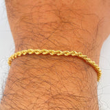 Pulso Lazo 1.45gr / 7 3/4 in / 2mm Oro Amarillo +3 18K $