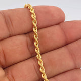Pulso Lazo 2.9gr / 7 1/2 in / 3mm Oro Amarillo +3 18K $