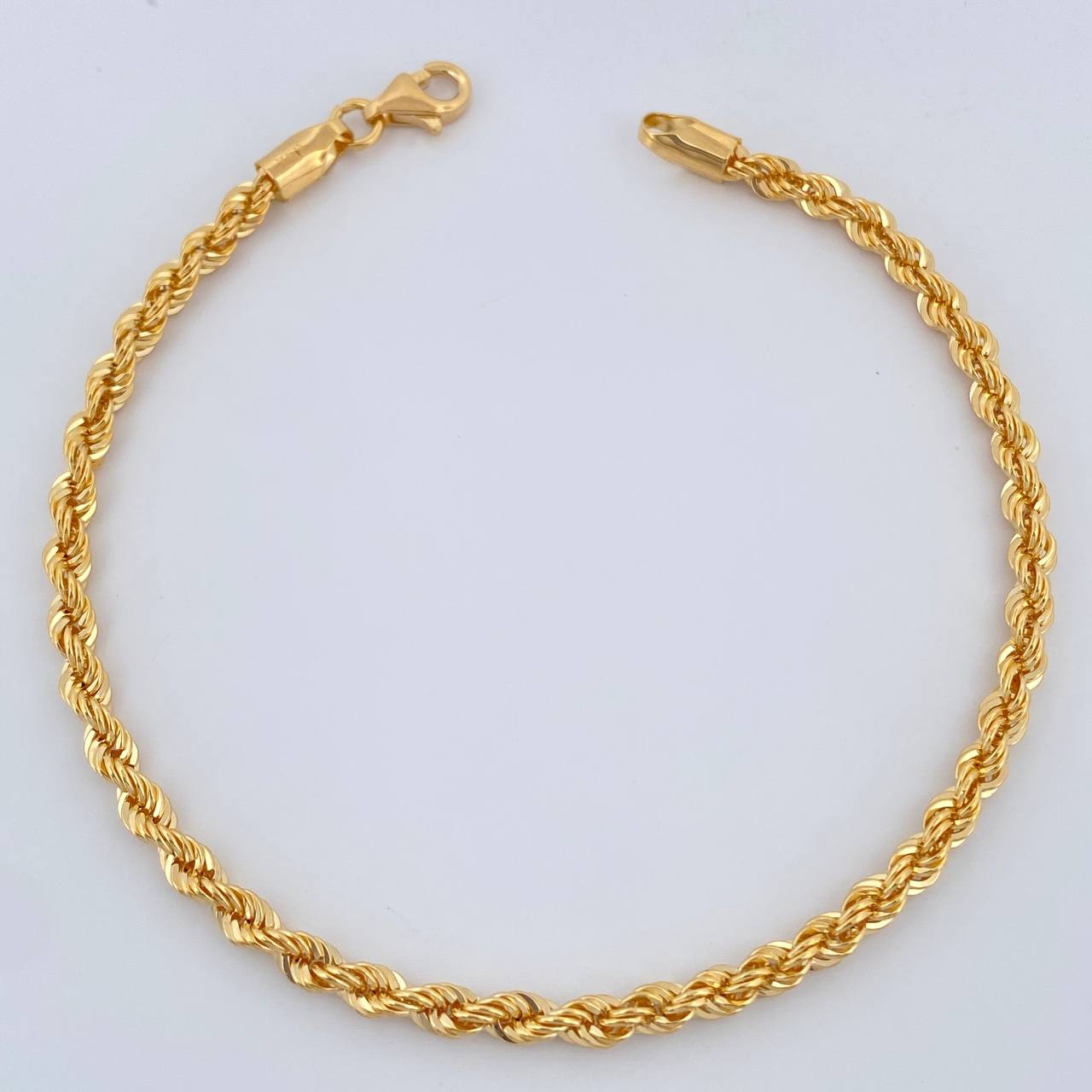 Pulso Lazo 2.9gr / 7 1/2 in / 3mm Oro Amarillo +3 18K $