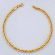 Pulso Lazo 2.9gr / 7 1/2 in / 3mm Oro Amarillo +3 18K $
