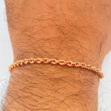 Pulso Lazo 2.95gr / 7 1/2 in / 3.3mm Oro Rosa +3 18K $
