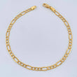Figaro Bracelet 2.2gr / 7 1/2 in / 3mm Yellow Gold +1 18K $