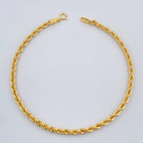 Pulso Lazo 1.8gr / 7 1/2 in / 3mm Oro Amarillo +3 18K $