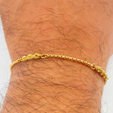 Pulso Lazo Veneciana 2.4gr / 7 1/2 in / 2mm Oro Amarillo +3 18K $