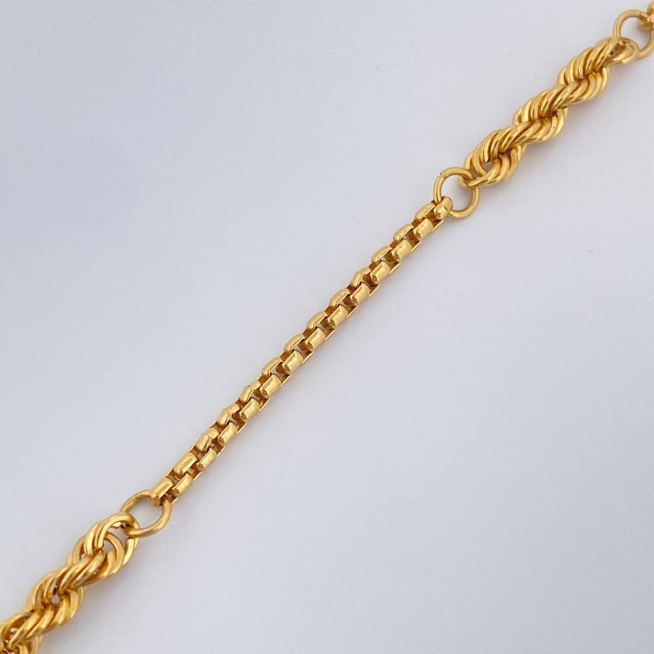 Pulso Lazo Veneciana 2.4gr / 7 1/2 in / 2mm Oro Amarillo +3 18K $