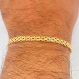 Pulso Chino 3.85gr / 8 in / 4mm Oro Amarillo +1 18K $