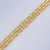Pulso Chino 3.85gr / 8 in / 4mm Oro Amarillo +1 18K $