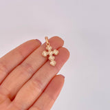 Diamond Cut Clover Pendant 2.25g / 1 1/4 in 18K Rose Gold