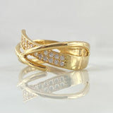 Overlapping Curve Ring 4.3gr / Size 6 1/2 / 18K Gold *