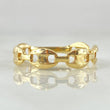 GC Ring 2.4gr / Size 7 1/4 / 18K Gold *