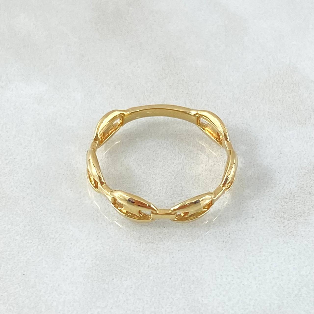 GC Ring 2.4gr / Size 7 1/4 / 18K Gold *