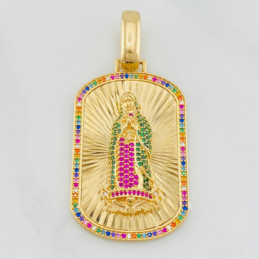 Dije Virgen Guadalupe 17.35g / 2 1/4 in Oro Amarillo 18K