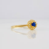 Halo Ring 1.45g / T6 1/2 Yellow Gold 18K