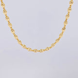 Diamond Cut Military Chain 12.35g / 18 in / 3.9mm Yellow Gold 18K