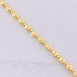 Diamond Cut Military Chain 12.35g / 18 in / 3.9mm Yellow Gold 18K