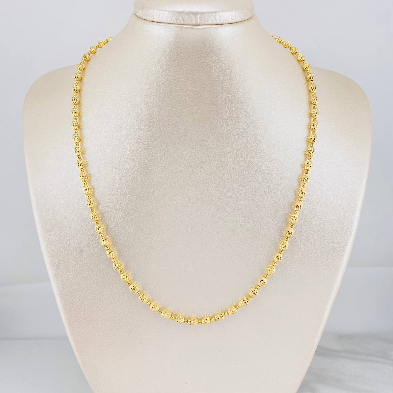 Diamond Cut Military Chain 12.35g / 18 in / 3.9mm Yellow Gold 18K