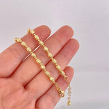 Diamond Cut Military Chain 12.35g / 18 in / 3.9mm Yellow Gold 18K