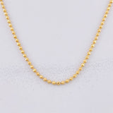 Military Chain 4g / 18 in / 1.4mm 18K Yellow Gold