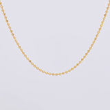 Military Chain 4g / 18 in / 1.4mm 18K Yellow Gold